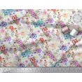 thumbnail image 2 of Soimoi Rayon Fabric Leaves, & Rose Floral Fabric Prints by Yard 56 Inch Wide, 2 of 3