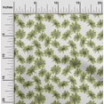 thumbnail image 2 of oneOone Velvet Green Fabric Floral Sewing Craft Projects Fabric Prints By Yard 58 Inch Wide, 2 of 4