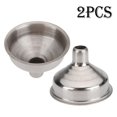 thumbnail image 1 of Oleegame 1PC Stainless for Bottle Liquor Funnel 2 Flask Stainless Funnel Pcs Kitchen，Dining Bar Silver, 1 of 4