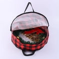 thumbnail image 3 of Home Textile Storage Clearance Reath Storage Bag 24 Garland Holiday Container With Plaid Christmas Storage Box With Duty Handle And Clear Window For Xmas, Home Textile Home Textile Storage, 3 of 3
