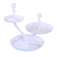 thumbnail image 1 of Fruit Plates Living Room Coffee Table Household Transparent Candy Dessert Rack Party Wedding Front Desktop Placed Snack Dessert Tray Tiers Dessert Stand, 1 of 6