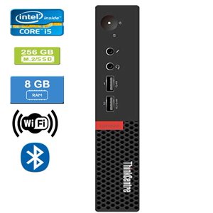 Rénové: LENOVO M910Q TINY Intel Core i5-7500T 2.70 GHz, 8GB, M.2/256GB SSD, Gagner 10 Pro