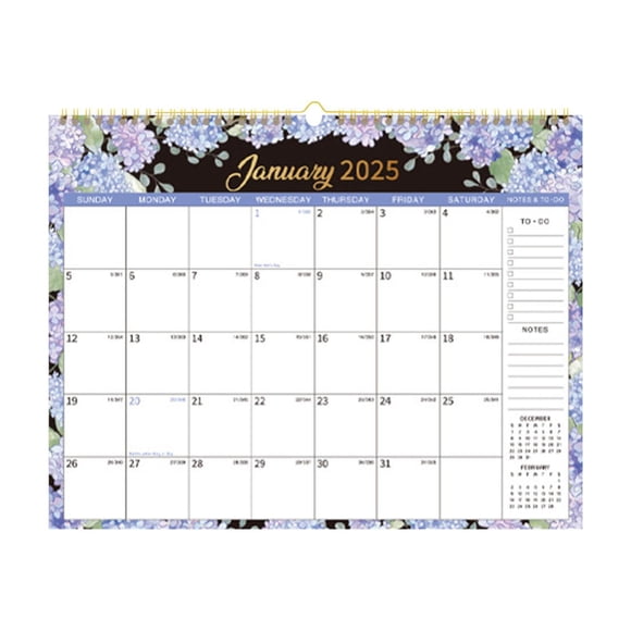 fheaev Calendar 2025-Calendar 2024 12-month Calendar From January 2025 To December 2025 Calendar 2025 Double-bound