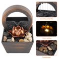 thumbnail image 3 of LED Tabletop Fountain, Waterfall Fountain Plastic  for Home Decoration, 3 of 7