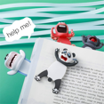 thumbnail image 3 of 4PCS 3D Cartoon Animal Bookmark Set for Kids Novelty Funny Cute Bookmarks Reading Bookmark Presents Party Favors, 3 of 7