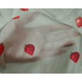 thumbnail image 4 of oneOone Silk Tabby Fabric Strawberry Fruit Printed Craft Fabric BTY 42 Inch Wide, 4 of 4