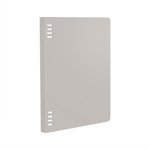 Witspace B5 Couverture amovible de carnet de notes en feuillets, Binder à anneaux intelligent Campus, B5 Carnet de bord transparent Dossier de bord mince pour fournitures de travail, d'étude et de journal
