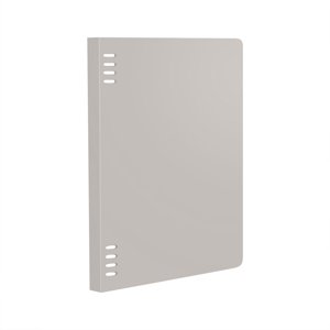 Witspace B5 Couverture amovible de carnet de notes en feuillets, Binder à anneaux intelligent Campus, B5 Carnet de bord transparent Dossier de bord mince pour fournitures de travail, d'étude et de journal