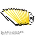 thumbnail image 3 of Flexibility Agility Ladder Nylon Strap Jumping Ladder Speed Training Fitness Stair, 4M, 8Rung, 3 of 9