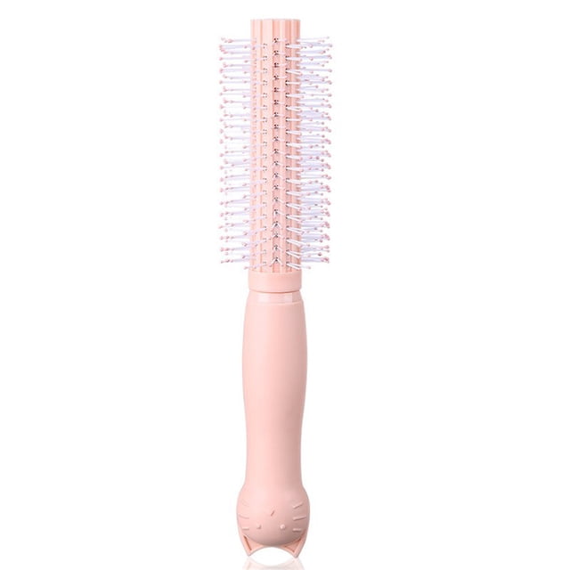 maskred Brosse à Cheveux Coussinée Portative Droite Antistatique Humide Sèche Confortable Peigne de Massage Massant Ménage Barbier Masseur Ronde 1 Ensemble