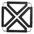 thumbnail image 2 of Silicone Trivet Mat Stainless Steel Hot Pot Holder Non-Slip Coasters Heat Insulation Bowl Mats Foldable Table Pad Tableware Placemat For Hot Pans Bowls Protect The Furniture, 2 of 8