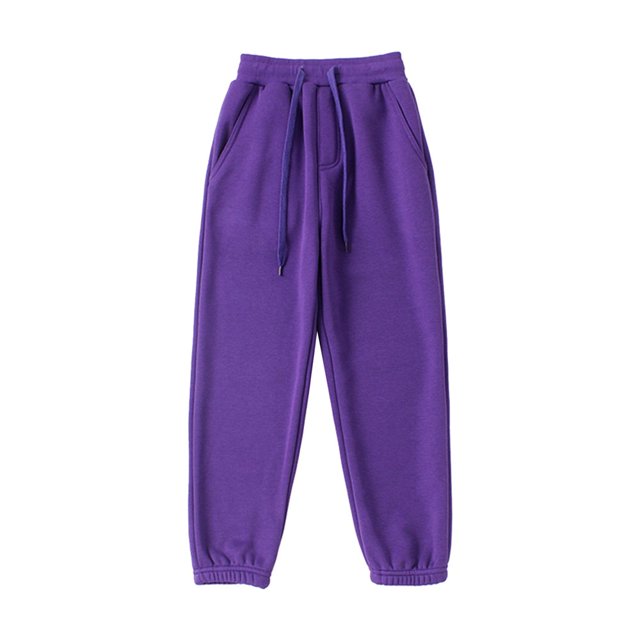 CHUANK Kids Boys Girls Sweatpants Workout Pants High Waisted Drawstring Trackpants Cinch Bottom Trousers