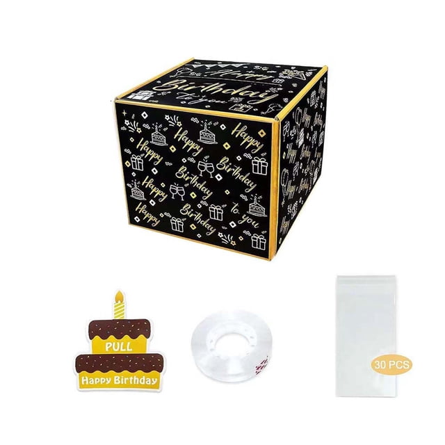 Gift Card Birthday Happy Birthday Money Box Cash Gift Pull Cash Gift Box Cash Gift Money Clip Cash Pull Out Card Diy Set Surprise Birthday Gift Box Gift Card Box