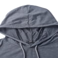 thumbnail image 4 of Sweat à Capuche à Manches Courtes pour Homme S'Adapte à un T-Shirt Slim, 4 of 6