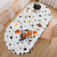 thumbnail image 4 of Oval Halloween Tablecloth 52 x 70 Inch, Halloween Spider Web Tablecloth Oval, Halloween Table Cloths Oval, Halloween Oval Table Cloth Decor, 4 of 5