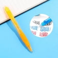thumbnail image 2 of ZTTD Erasable Gel Pens, 12 Colors Retractable Fine Point Erasable Pens Clicker, Fine Point 0.5mm, Make Mistakes Disappear for Drawing Writing Planner and Crossword Puzzles, 1Count(Light Yellow), 2 of 7