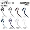 thumbnail image 2 of Maybelline New York Tattoo Studio®  Eye Liner  Deep Onyx,, 2 of 7