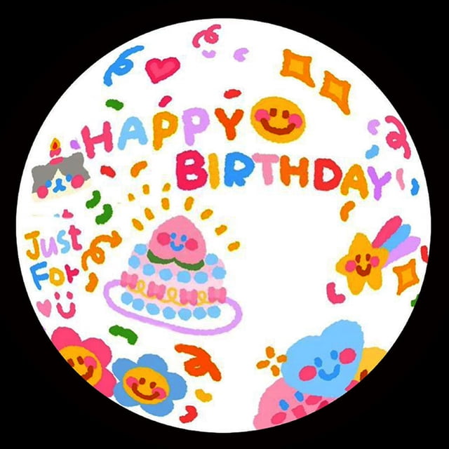 Projecteur de Projection pour Enfants, Projecteur d'Anniversaire Portable pour la Maison
