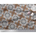 thumbnail image 2 of Soimoi Polyester Crepe Fabric Mandala Kaleidoscope Print Sewing Fabric Yard 52 Inch Wide, 2 of 3