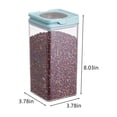thumbnail image 3 of ZZkhGO Airtight Pantry Storage Containers, Plastic Kitchen Organizer with Lids, Stackable Food Canisters for Dry Goods, 3 of 4