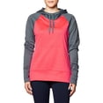thumbnail image 5 of Hanes Womens Sport Performance Fleece Hoodie, M, Dada Grey/Razzle Pink Heather, 5 of 5