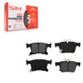 thumbnail image 1 of SIM Rear Semi-Metallic Disc Brake Pads SIM-1901 for Car Chrysler Pacifica Grand Caravan Voyager, 1 of 8