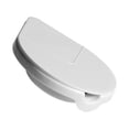 thumbnail image 1 of bedienty Ashtray Under Table 360 Degree Rotatable Ashes Holder Car Kitchen Container Case Desk Bottom Ash Tray with Lid White 1Set, 1 of 6