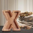 thumbnail image 3 of XZNGL Personalized Wooden Name Money Box Wooden Deposit Box Twenty Six English Letters, 3 of 6