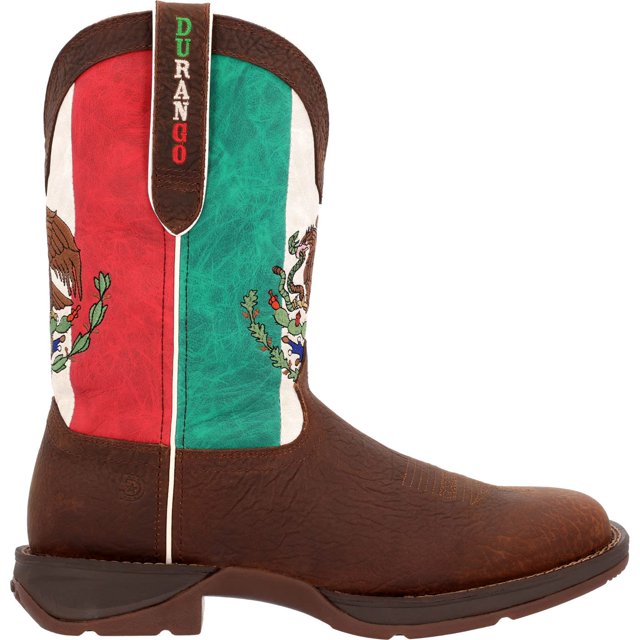 Rebel by Durango® Steel Toe Mexico Flag Western Boot Size 11(W)