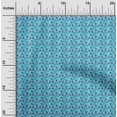 thumbnail image 1 of oneOone Tissu Polyester Lycra Bleu Triangle Géométrique Matériel de Robe Tissu Imprimé Tissu au Mètre 56 Pouces de Large, 1 of 5