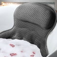thumbnail image 1 of Bath Product Category Bath Pillow for Tub Neck and Back Support with Fast Drying Mesh Fabric and 6 Non Suction Cups Tub Cushion for Relaxation in Bath Accessories Platform Style, 1 of 3