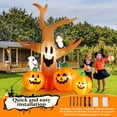 thumbnail image 4 of Yexmas 8FT Halloween Inflatables Dead Tree,Outdoor Halloween Decorations with Built-in LED Lights,Halloween Blow Up Yard Decorations with Pumpkin,Ghost,and Owl, 4 of 11