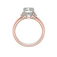 thumbnail image 2 of 0.65 Carat Excellent Princess Cut Natural Diamond Unique Solitaire Ring for Women Solid 18K Rose Gold Size 8.5, 2 of 6