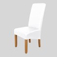 thumbnail image 1 of Mistaha Dining Chair Slipcover, High Stretch Removable Chair Cover Washable PU Leather Waterproof Chair Seat Protector Cover for Home Party Hotel Wedding Ceremony, 1 of 8
