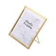 thumbnail image 1 of serony Creative Nordic Metal Glass Photo Frame Crafts Home Desktop Bedroom Decors L Golden, 1 of 8