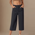 thumbnail image 2 of ShomPort Pantalon de Golf pour Femmes, Tenue de Bureau Décontractée, Ample, Extensible, Pantalon Court de Travail, Léger, Athlétique, Pantalon de Bureau, 2 of 5