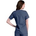 thumbnail image 3 of Landau Essentials Haut d'Uniforme à Boutons-Pression pour Femmes : Coupe Classique et Décontractée, Col en V, 4 Poches 8232, 3 of 6