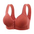thumbnail image 1 of Cathalem Bralettes for Women With Support Full Coverage Leopard Satin Wirefree Plus-Size Bra,Coffee 42, 1 of 3
