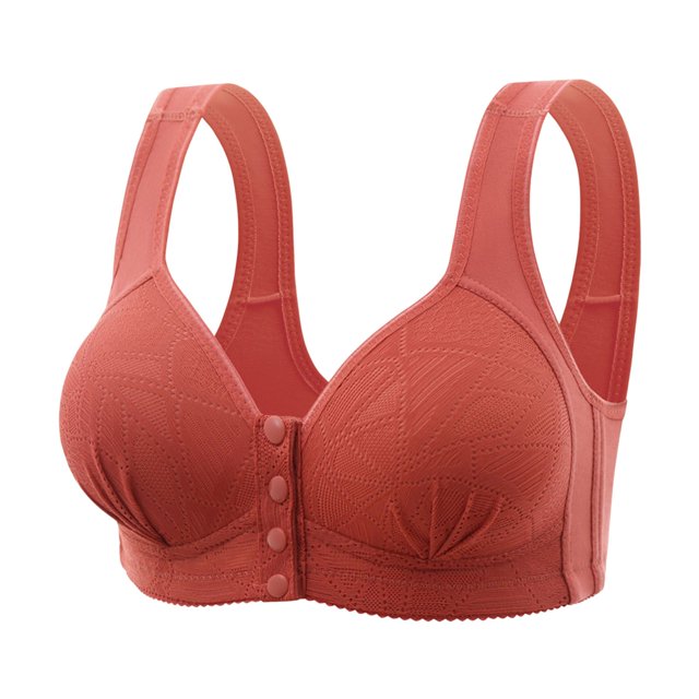 Cathalem Bralettes for Women With Support Full Coverage Leopard Satin Wirefree Plus-Size Bra,Coffee 42