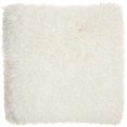 thumbnail image 1 of HomeRoots 386401 Fluffy White Shag Accent Throw Pillow, 1 of 1