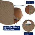 thumbnail image 3 of 2024 Reversible Quilted Sofa Cover  Water Resistant Slipcover Furniture Protector  Washable Couch Cover with Non Slip Foam and Elastic Straps for Kids  Dogs  Pets (Small  Pink/Beige), 3 of 7