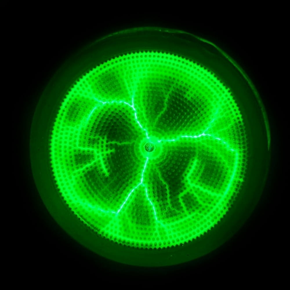 YOPTOP Plasmas Disk Sound Control LED Lighting Mini Plasma Disk Sensor Lighting Plate Party Home Decor(White)