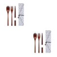 thumbnail image 3 of Maytalsory Set School Student Chopstick Fork Spoon Flatware with Storage Bag Type 9 2Set, 3 of 6