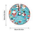 thumbnail image 2 of Pisexur Christmas Tree Skirt ,Many patterns 35.16"Christmas Tree Upholstered Bottom Cover, Suitable For Christmas Tree Decorations, Christmas Family Gathering Christmas Decorations Christmas Gifts, 2 of 6