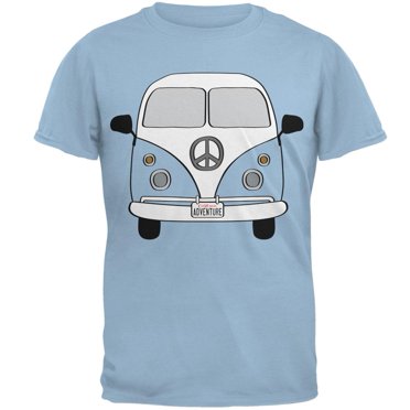 Halloween Travel Bus Costume Camper Adventure Mens T Shirt