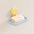 thumbnail image 4 of PRETXORVE Soap Household Bathroom Suction Cup Wall Mounted Non Perforated Soap Drainage Bathroom Storage Rack, 4 of 6