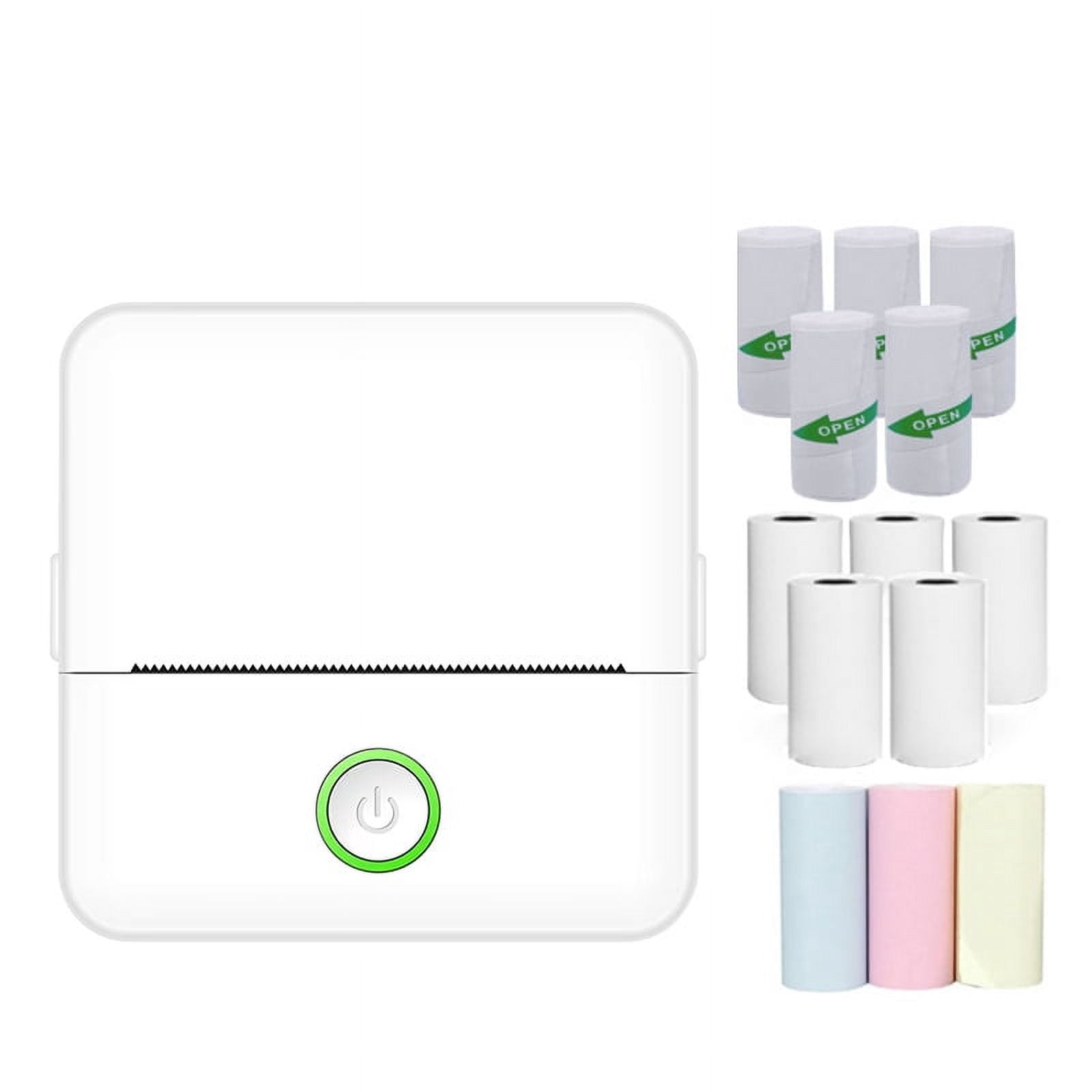 Mini Thermal Sticker Printer Machine Inkless Portable Thermal Printer BT Wireless Portable Phone Printer Sticky