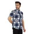 thumbnail image 3 of Inkmeso Chemise Asiatique pour Homme à Imprimé, Col Mandarin, Coupe Décontractée, Boutonnée, 3 of 7