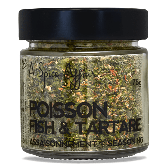 Fish & Tartare Seasoning A Spice Affair. 50g (1.8 oz) Jar
