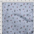 thumbnail image 4 of oneOone Tissu en Velours Améthyste Matériel de Robe Florale Tissu Imprimé Tissu au Mètre 58 Pouces de Large, 4 of 4